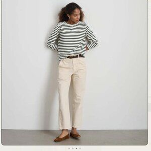 Alex Mill Lakeside Tee Navy Off-White Size Small